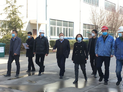 【陕沉有限】市国资委巡视员许一双一行查抄、领导陕沉公司疫情防控工作